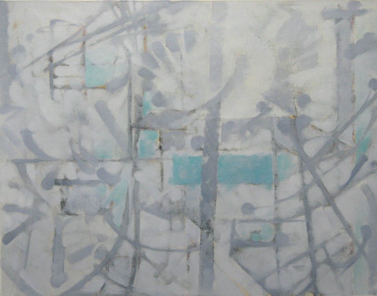 Shady Jazz<br/>oil on canvas, 28" x 34"<br/>2014 : 2012 - 2014 : Amy Finley Scott