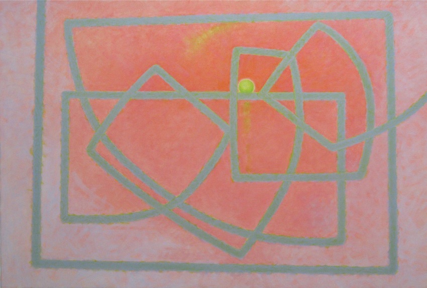 Green Flash<br/>oil on canvas, 36" x 54"<br/>2013 : 2012 - 2014 : Amy Finley Scott
