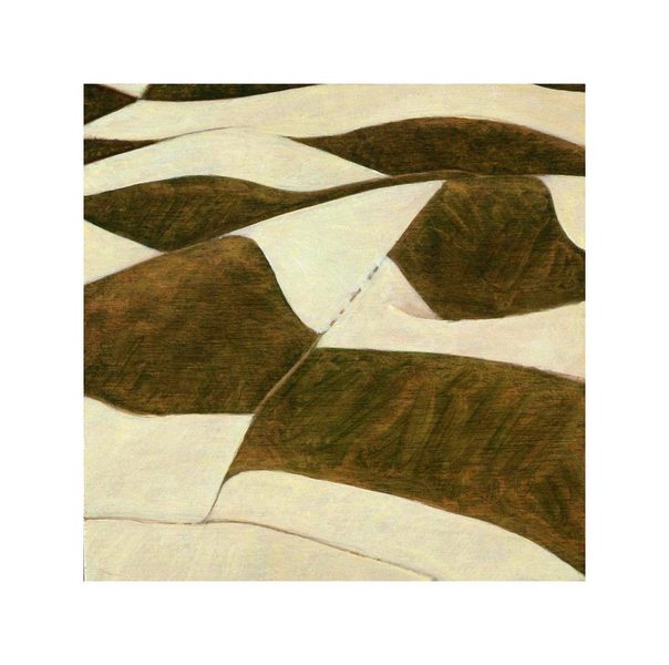 Small Landscape<br />
oil on wood, 5 1/2" x 5 1/2"<br />
1999 : Textile Landscapes : Amy Finley Scott